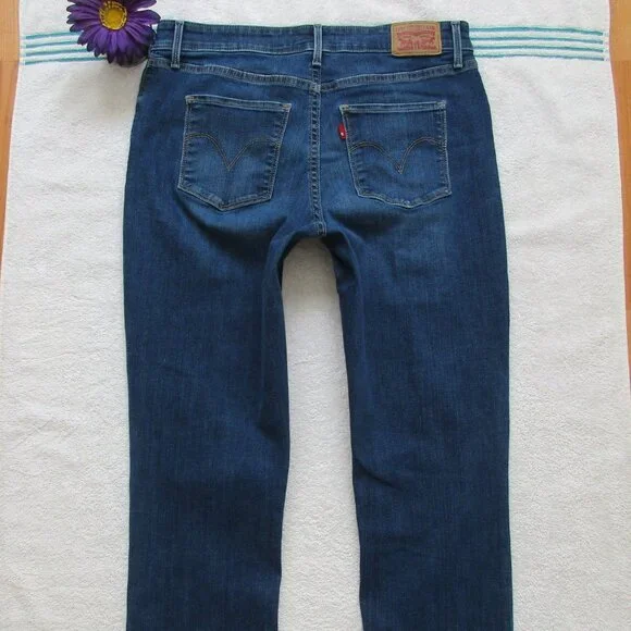 LEVI'S Jeans Size 14 Mid Rise Skinny Denim - Picture 5 of 11